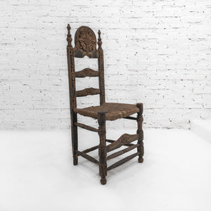 Antique Spanish Accent Chair