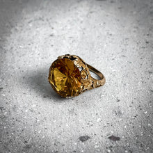 Load image into Gallery viewer, Strell Classic Gold 14k African Citrine Ring
