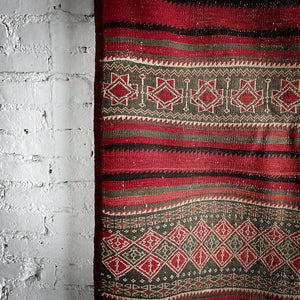 Afghanistan Kilim Wool Runner Turkish Flatweave Rug