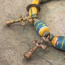 Load image into Gallery viewer, Vintage Tribal Trade Beads Necklace
