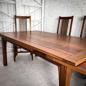Vintage Stickley Mission Extendable Cherry Dining Table