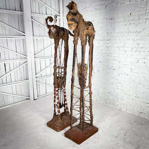 African Long Legged Animal Decorative Sculpture