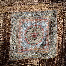 Load image into Gallery viewer, Indian Hand Made Embroidered Velvet Quilt Textile
