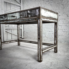 Load image into Gallery viewer, Contemporary Silver Leaf Mirrored Desk
