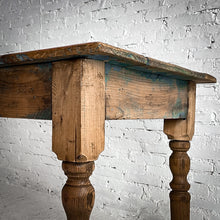 Load image into Gallery viewer, Early 20th Century Mexican Distressed Writing Pine Desk
