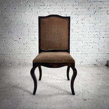 Load image into Gallery viewer, Set of 6 Spanish Style Striped Chenille Wood Dining Chair
